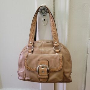 Coach Vintage Soho Buckle Dome Leather Satchel EUC Y2K Timeless Boho
